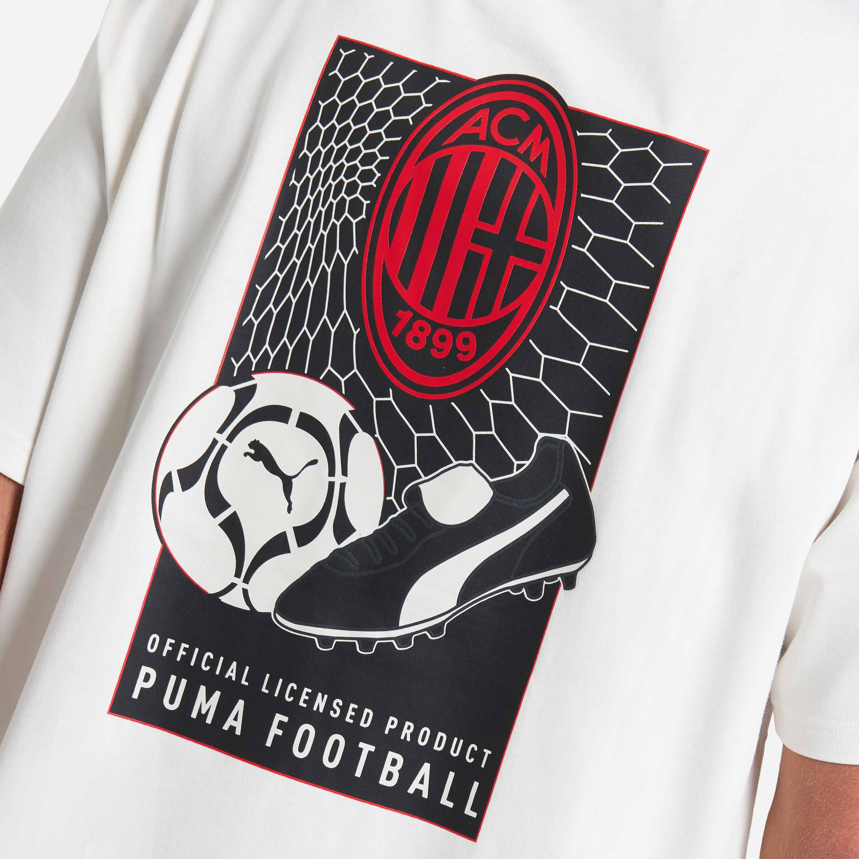 AC Milan Culture t-shirt bianca cotone uomo