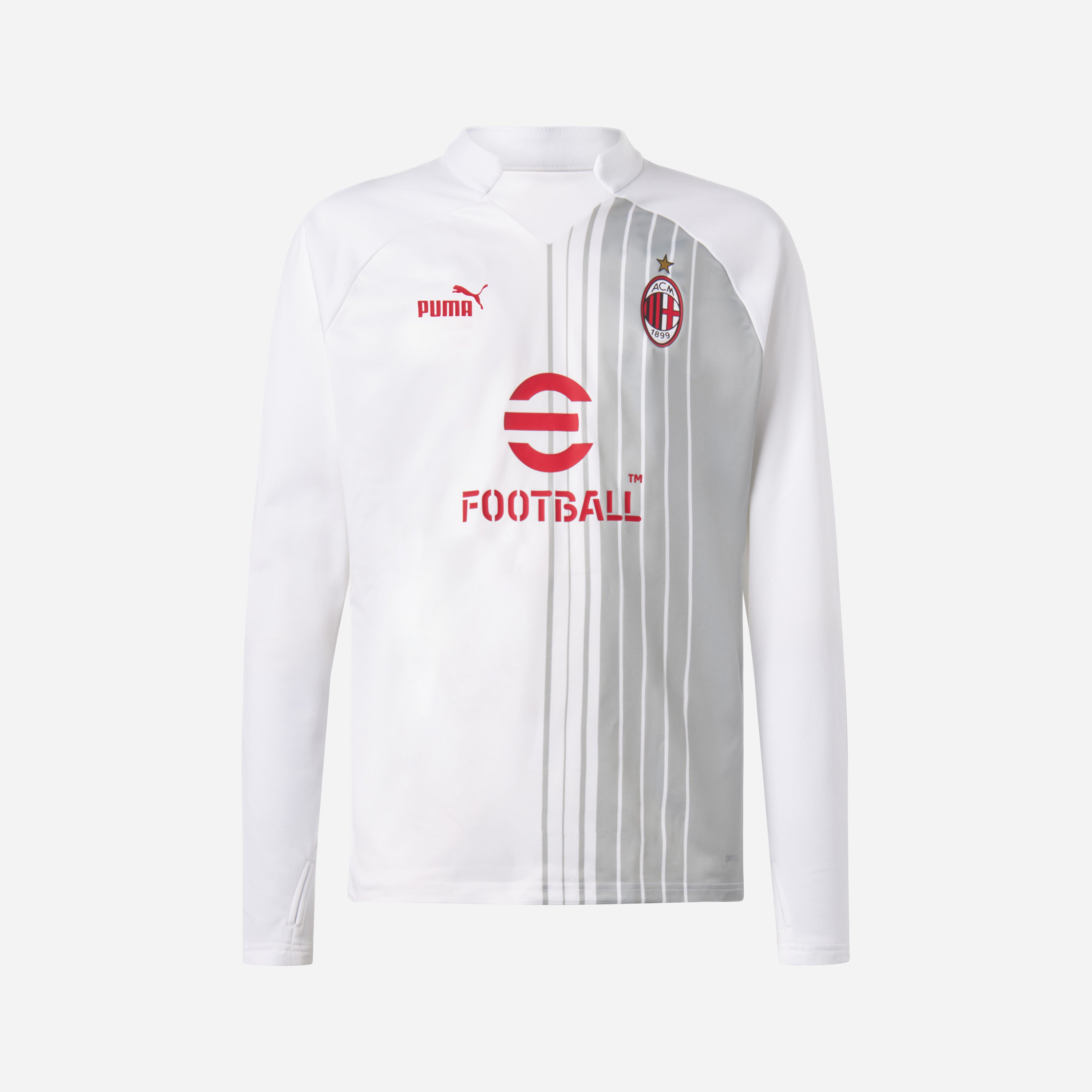 AC Milan Allenamento Prematch 2023 maglia manica lunga S