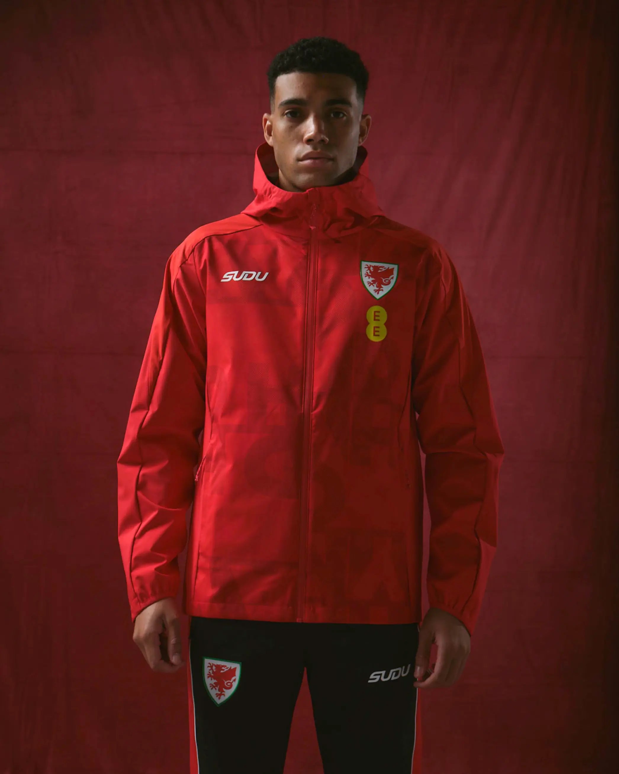 Wales Pre-Match SUDU 2026-28 giacca leggera traspirante