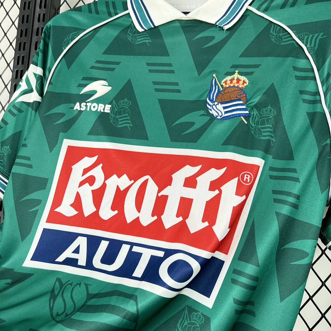 Tifoso Store Real Sociedad 1995/96 maglia retro biancoblu