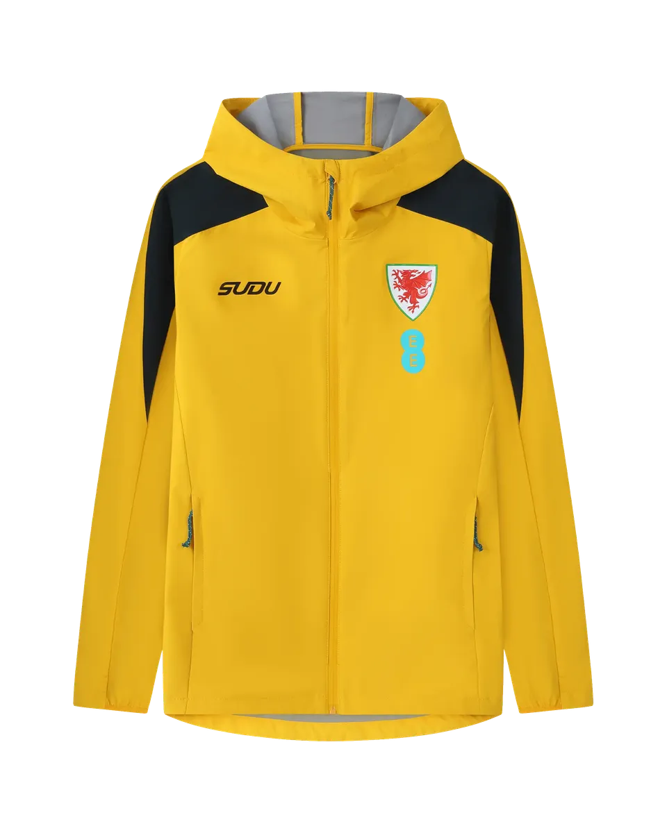 Wales Training SUDU giacca leggera gialla traspirante