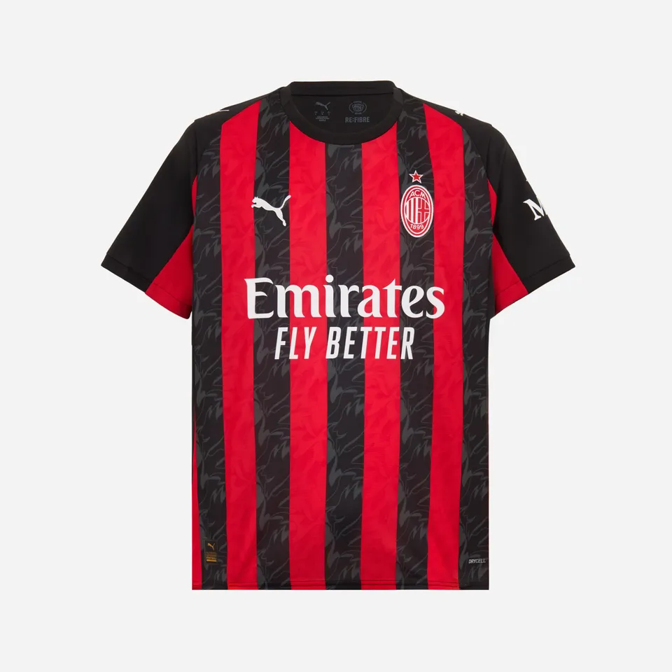 AC Milan Kit Gara Milan Home 2025/26 maglia uomo rossa Drycell
