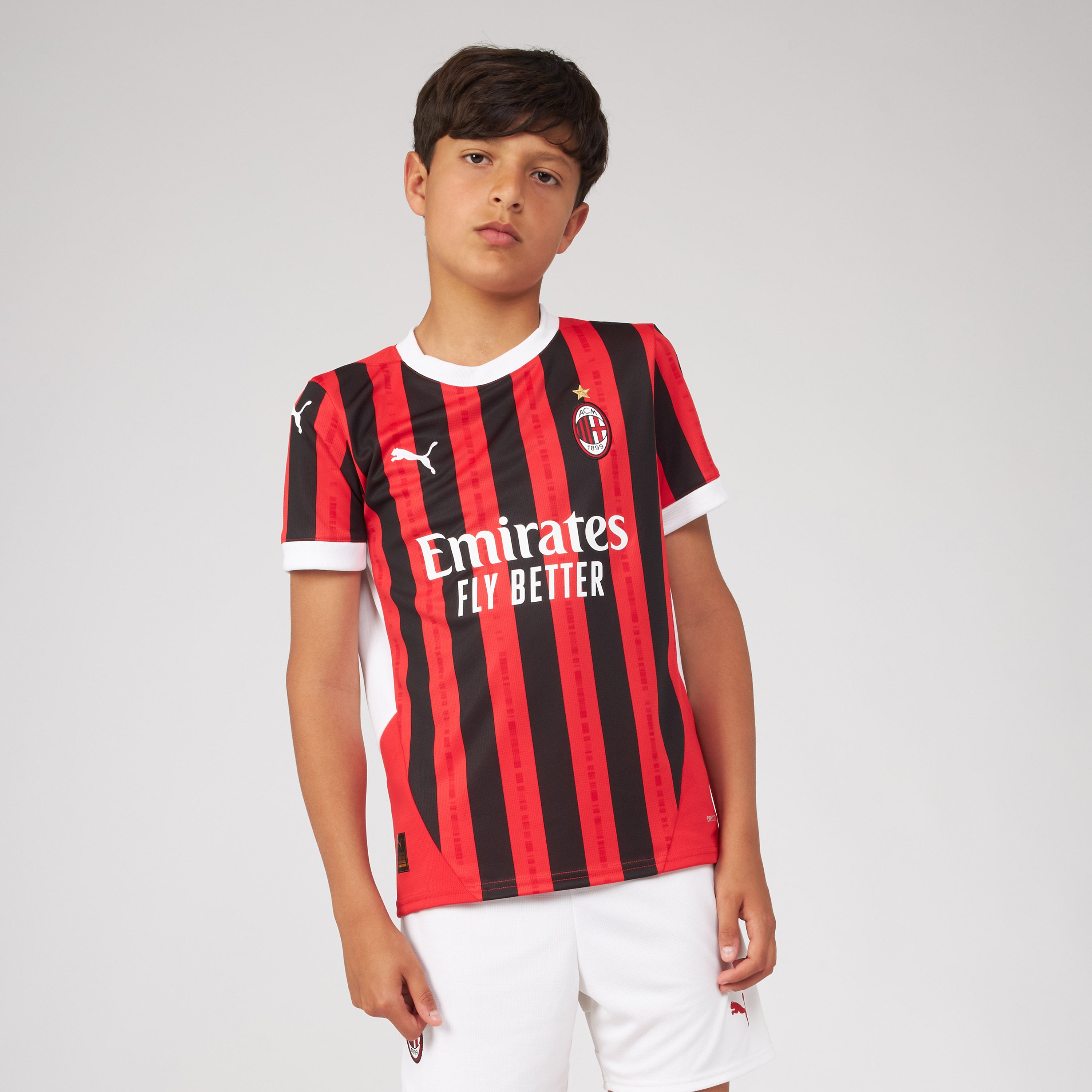 AC Milan Home 2024/25 maglia bambino rossonera