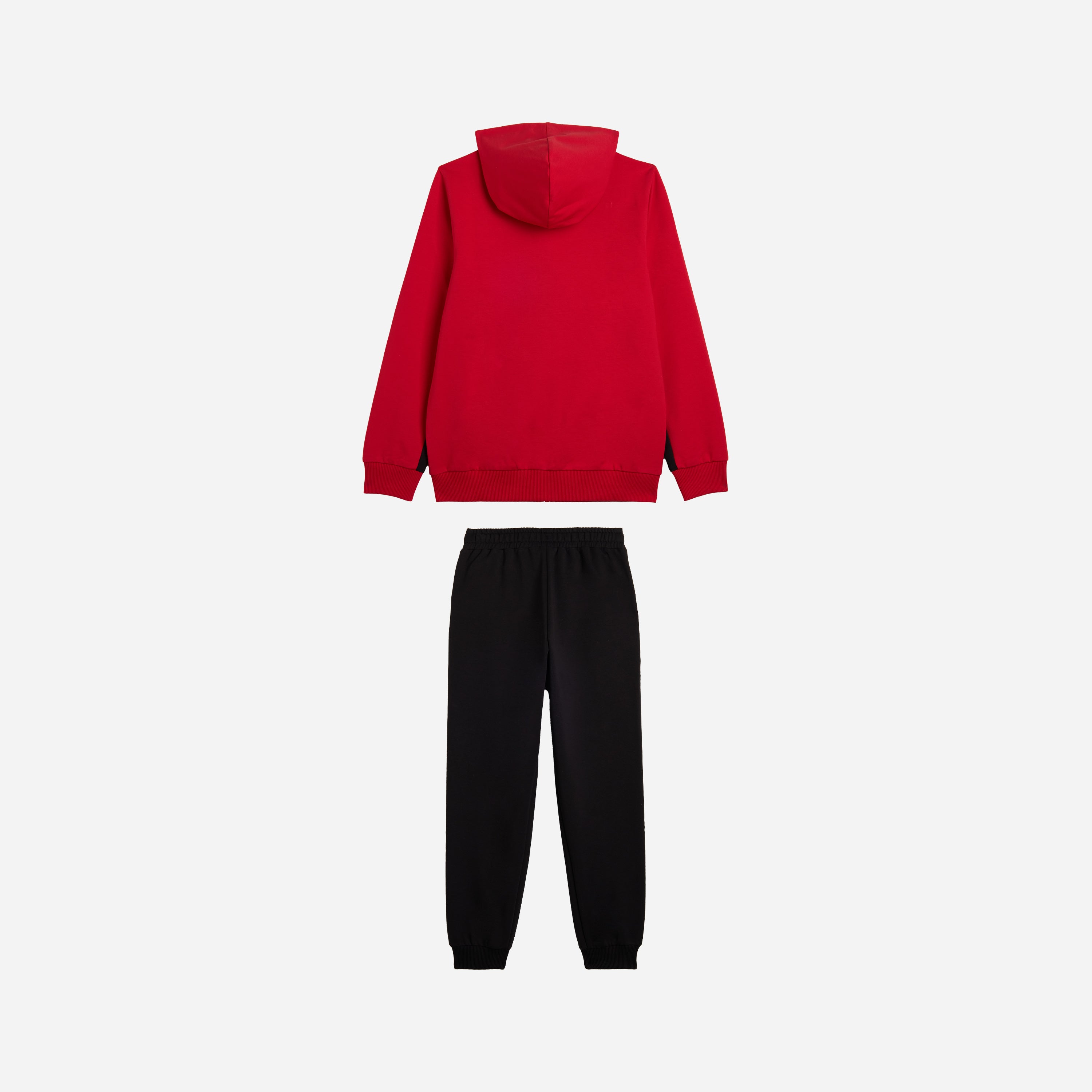 AC Milan Culture Tuta bimbo rossa zip cappuccio 6-14 anni