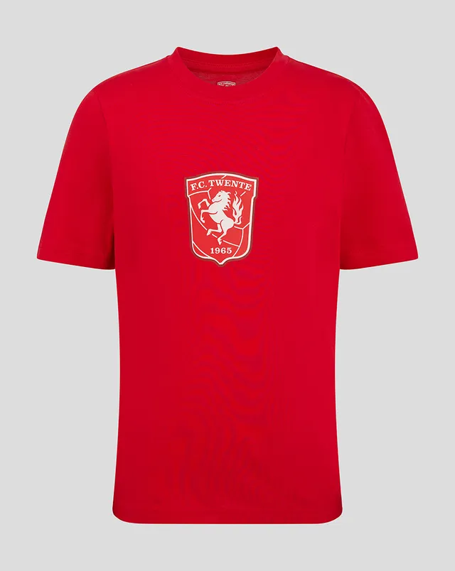 Twente Core Logo T-Shirt junior maglia rossa cotone