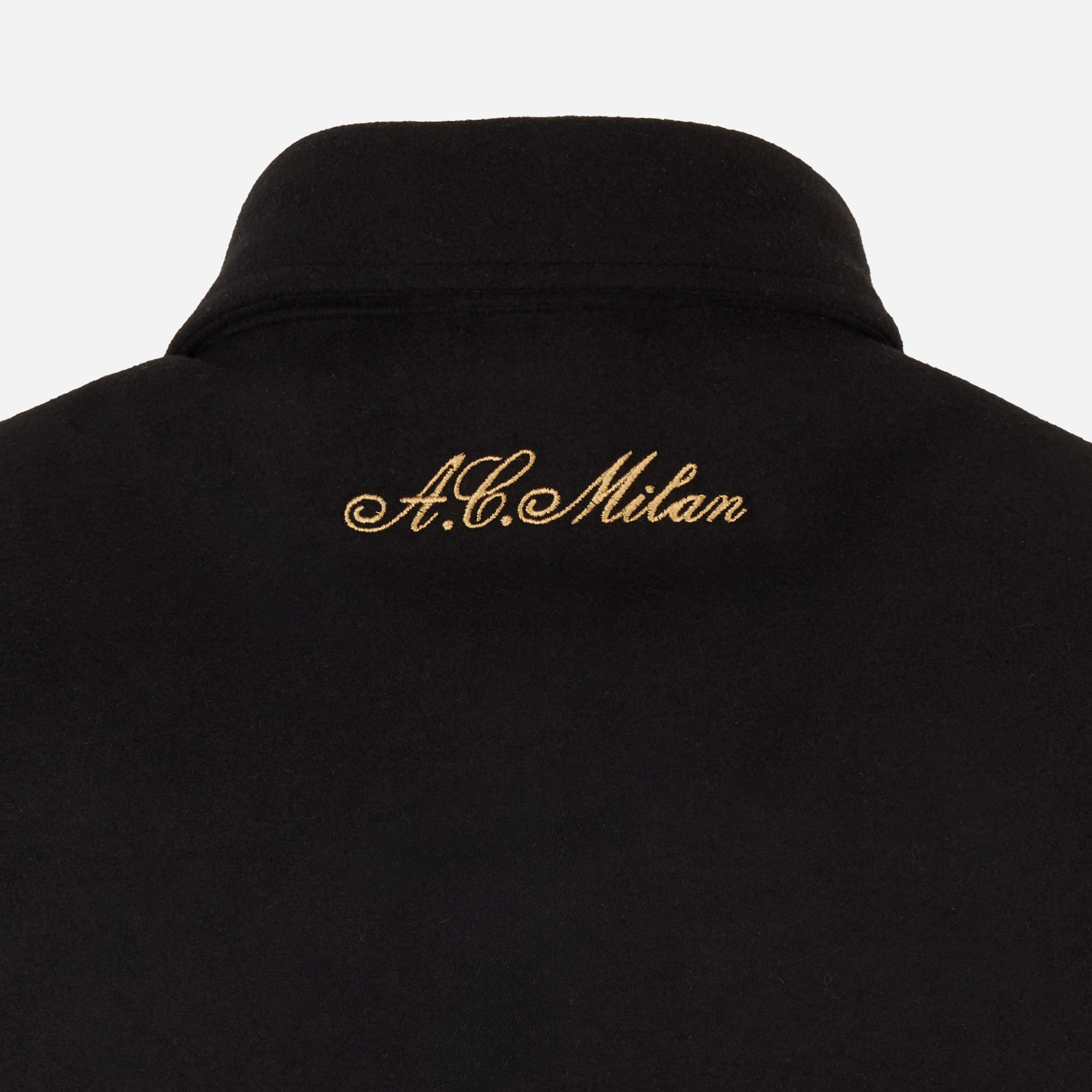 AC Milan Magliette Club 1899 Camicia Uomo Nera Lana
