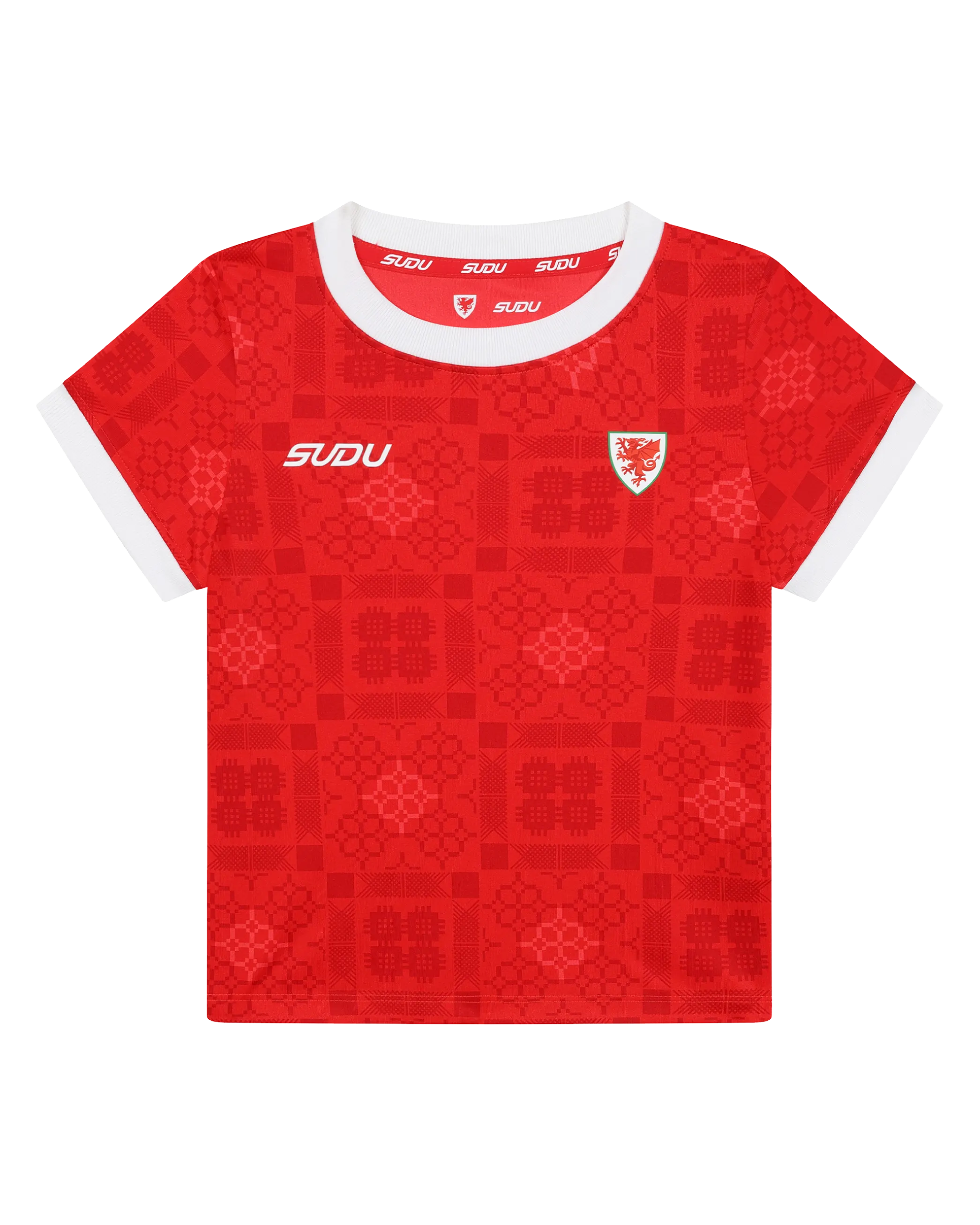 Wales Home Kit 2026-28 completo bambino rosso 2-3 anni