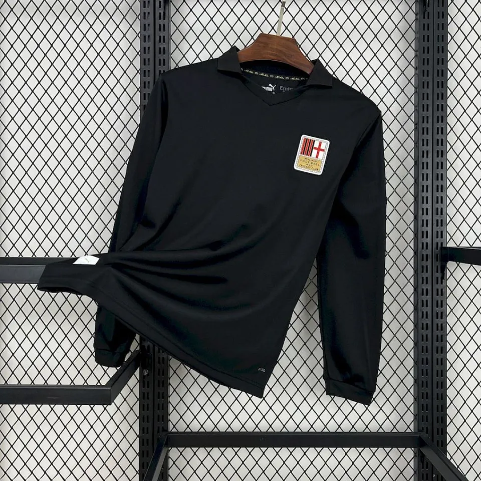 Tifoso Store Maglie da Portiere Maglia Portiere Milan Retro manica lunga
