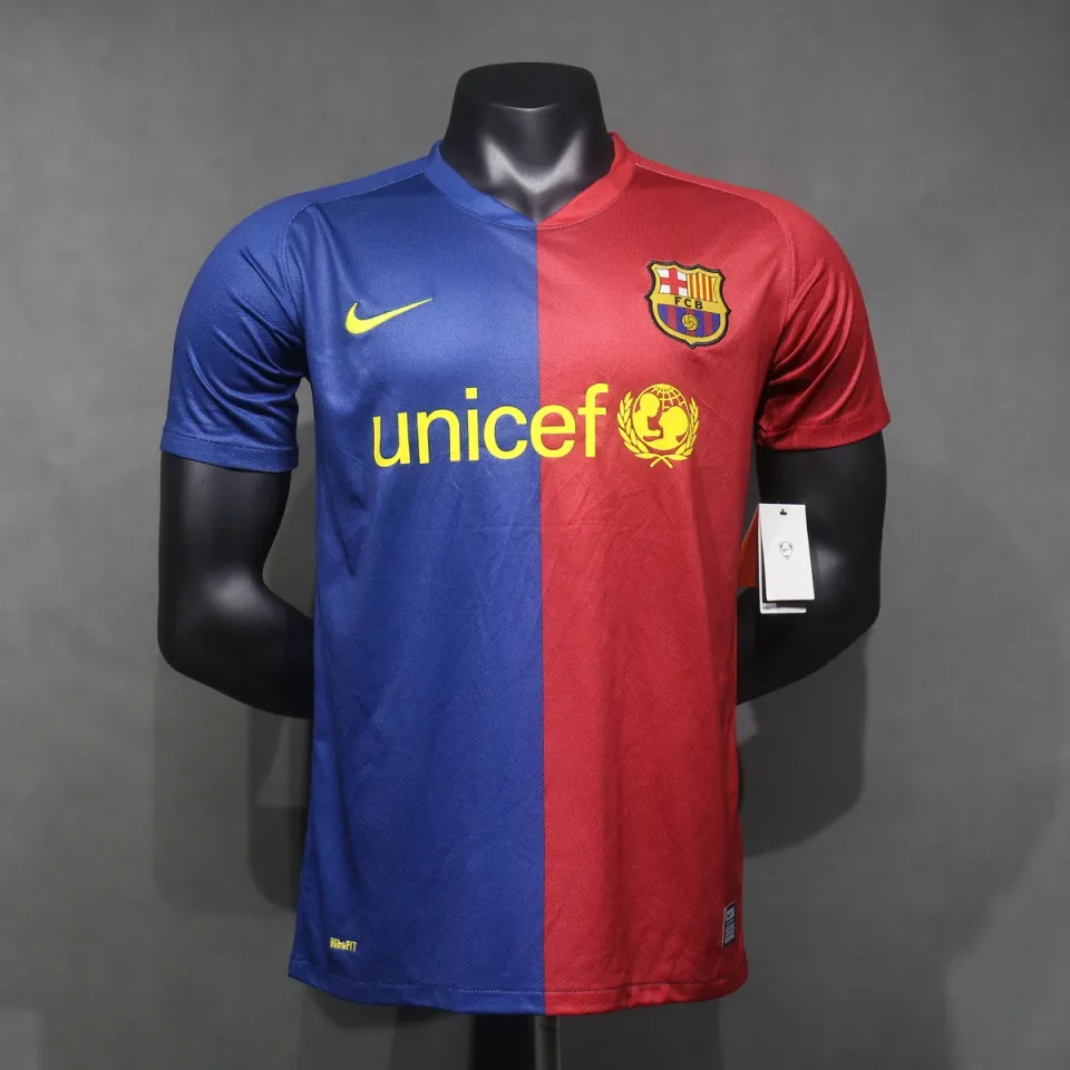 Barcellona 2008/09 Home maglia calcio player blaugrana