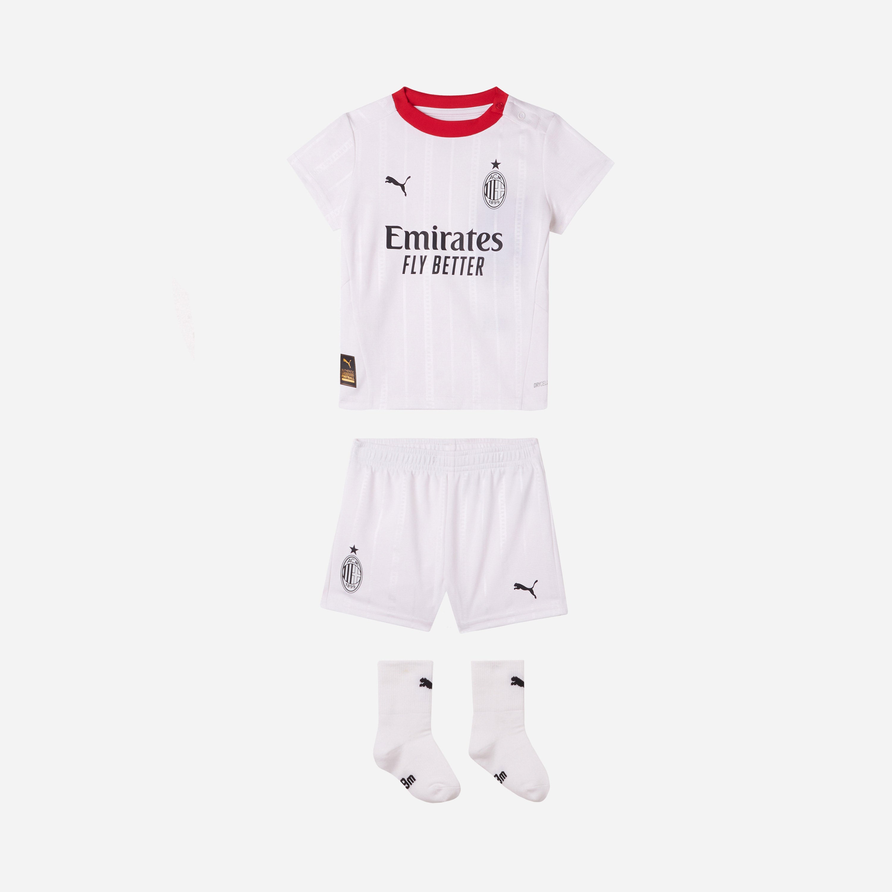 AC Milan Kit Gara Away 2024/25 Baby Kit neonato completo