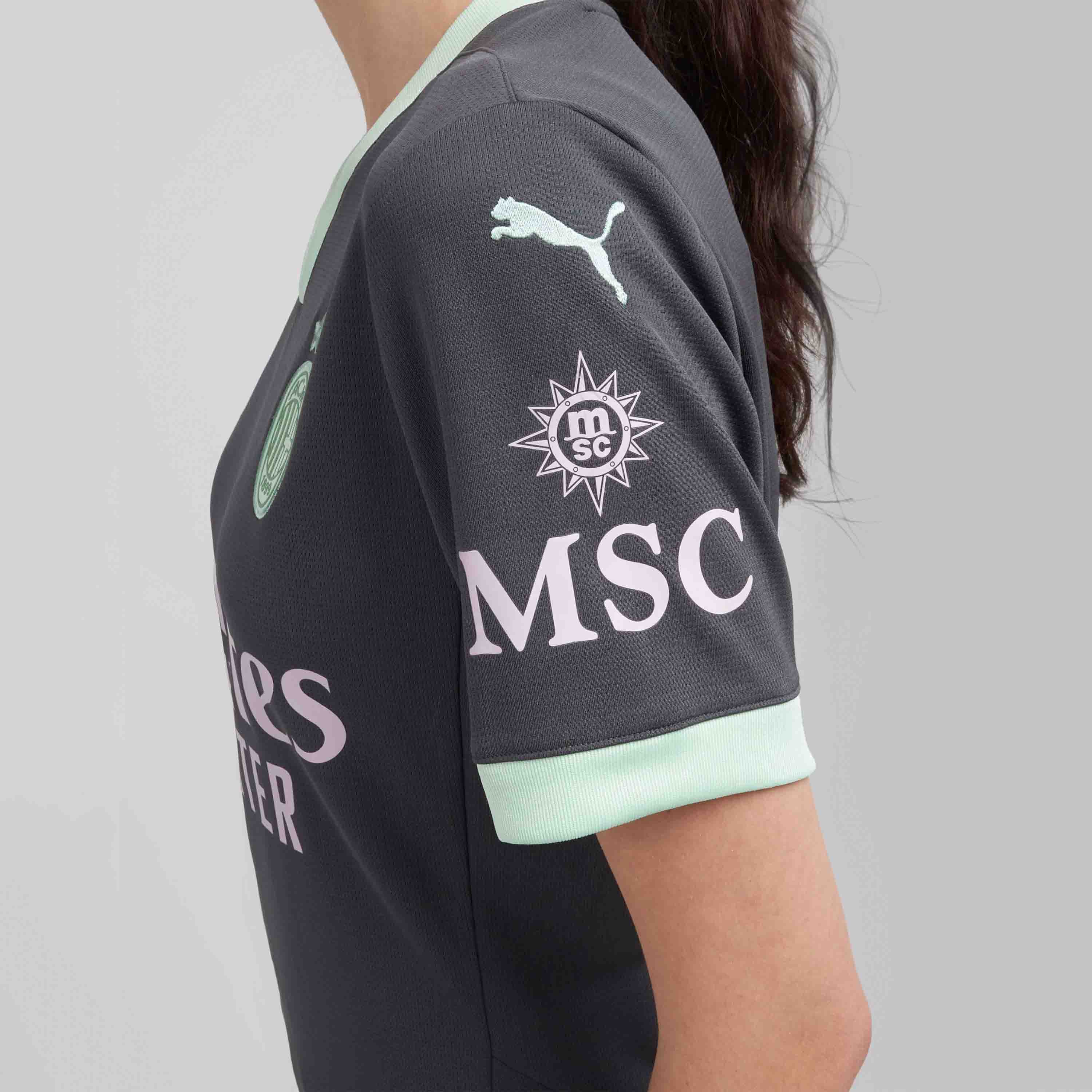 AC Milan Third 2024/25 maglia donna replica traspirante