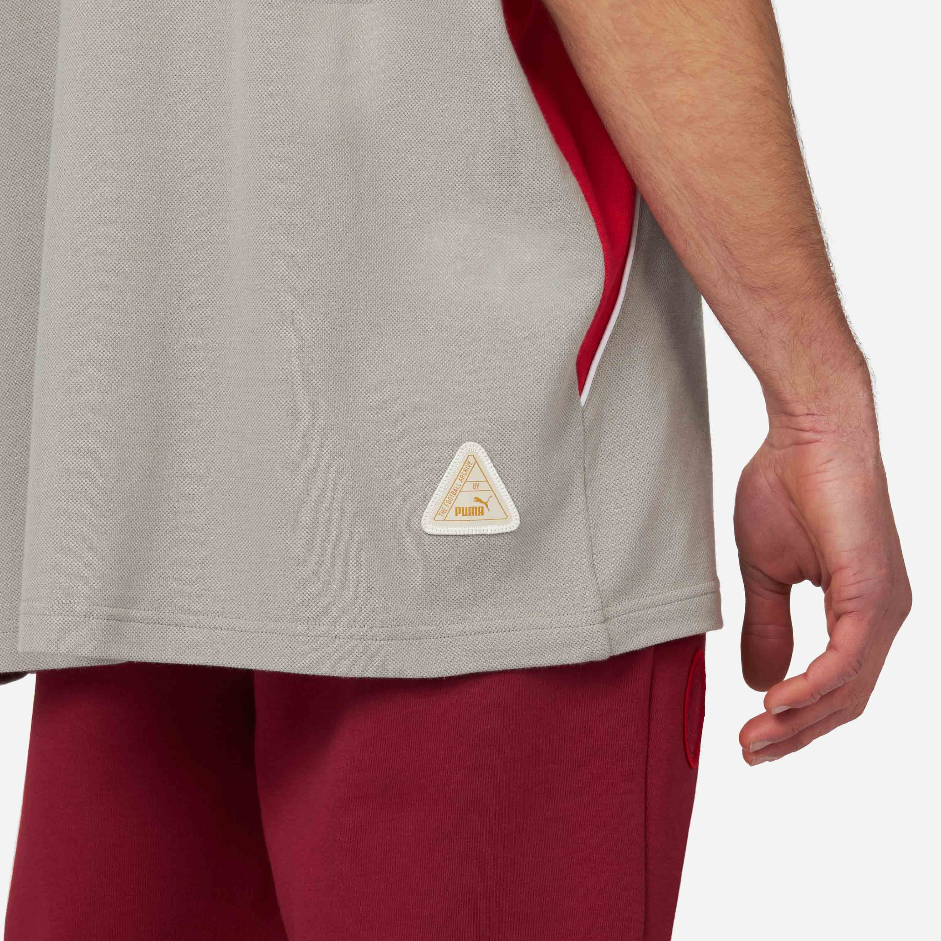 AC Milan Archive Polo Uomo Capsule Puma Grigia