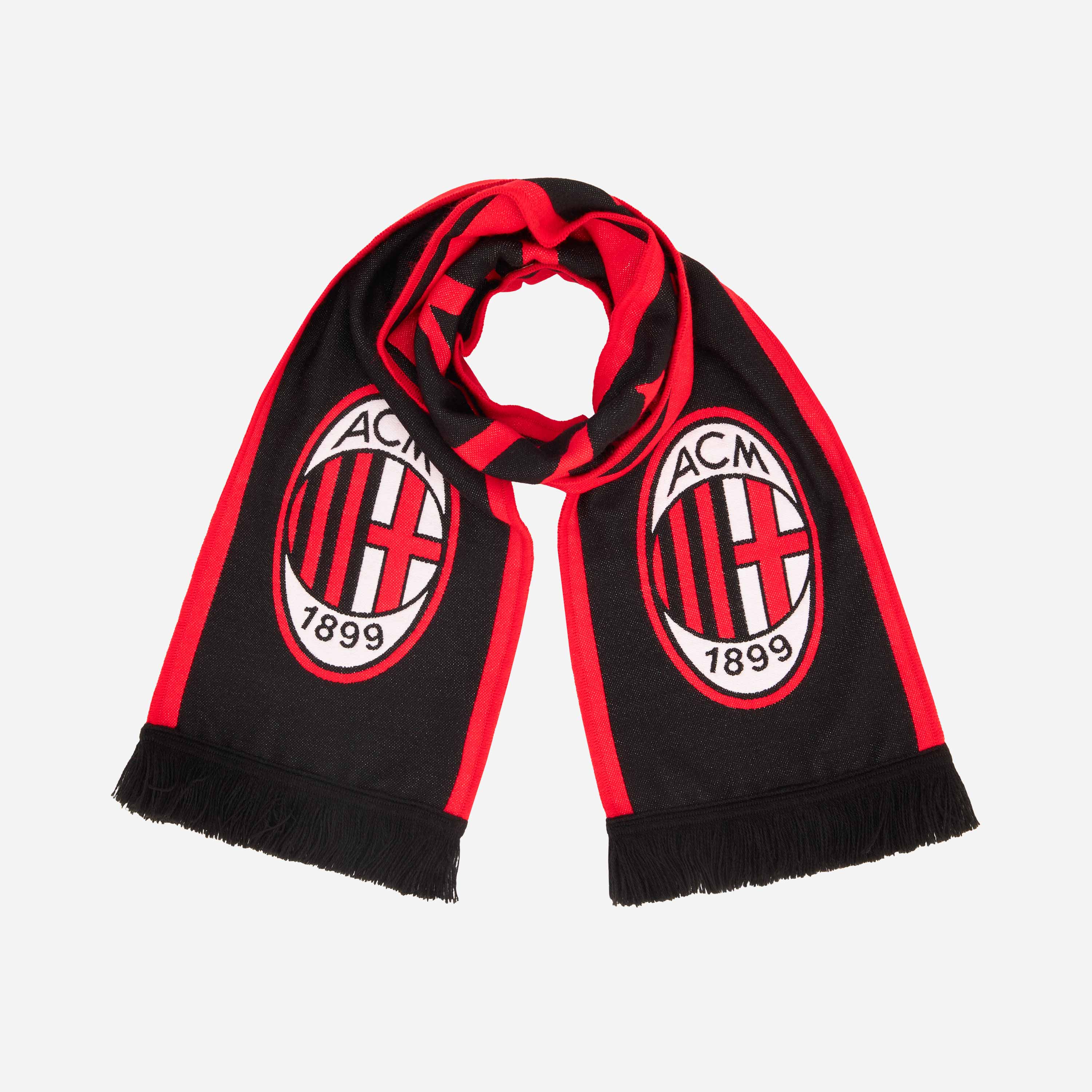 AC Milan Accessori sciarpa logo rossonera unisex