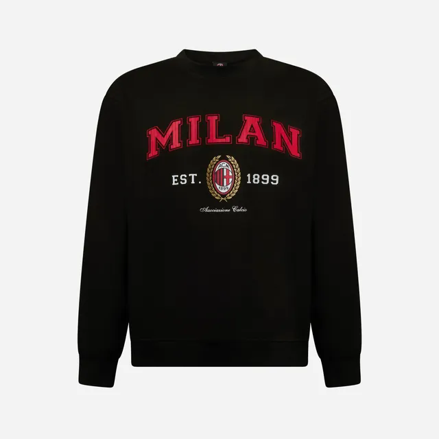 AC Milan College felpa uomo L girocollo cotone 1899