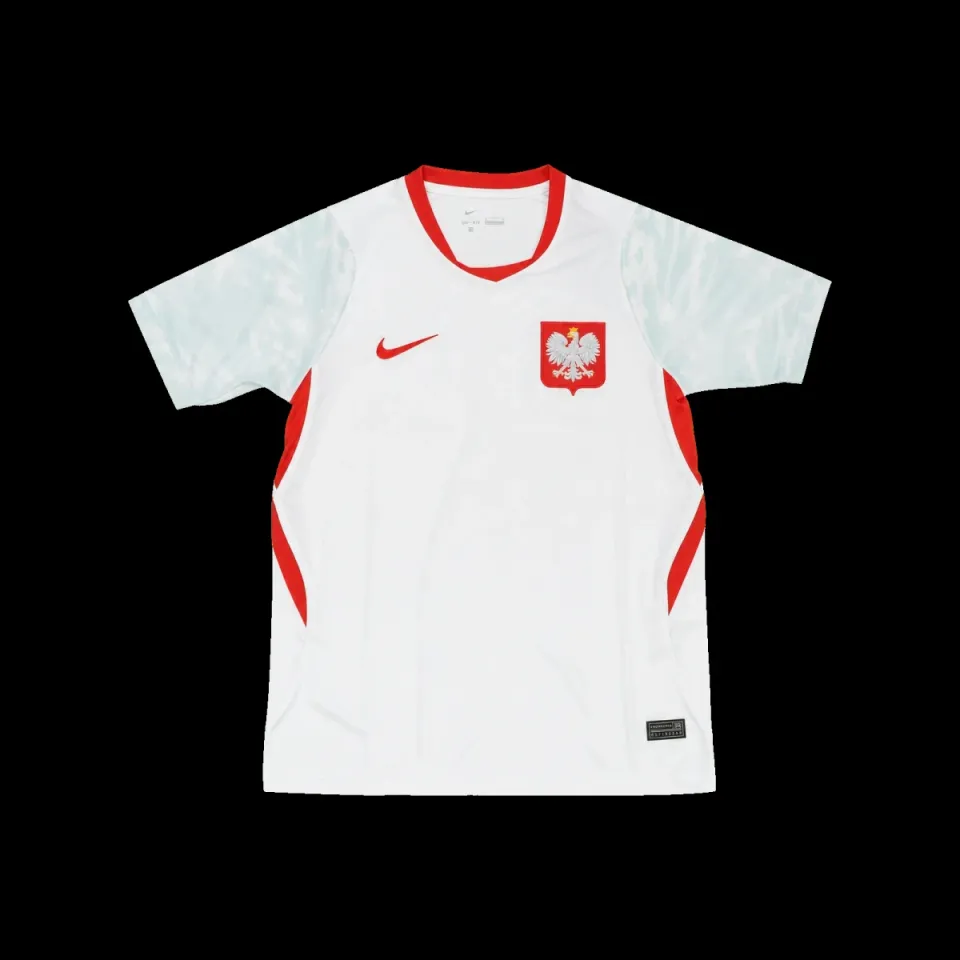 Polonia 2026 maglia calcio home bianca S-4XL