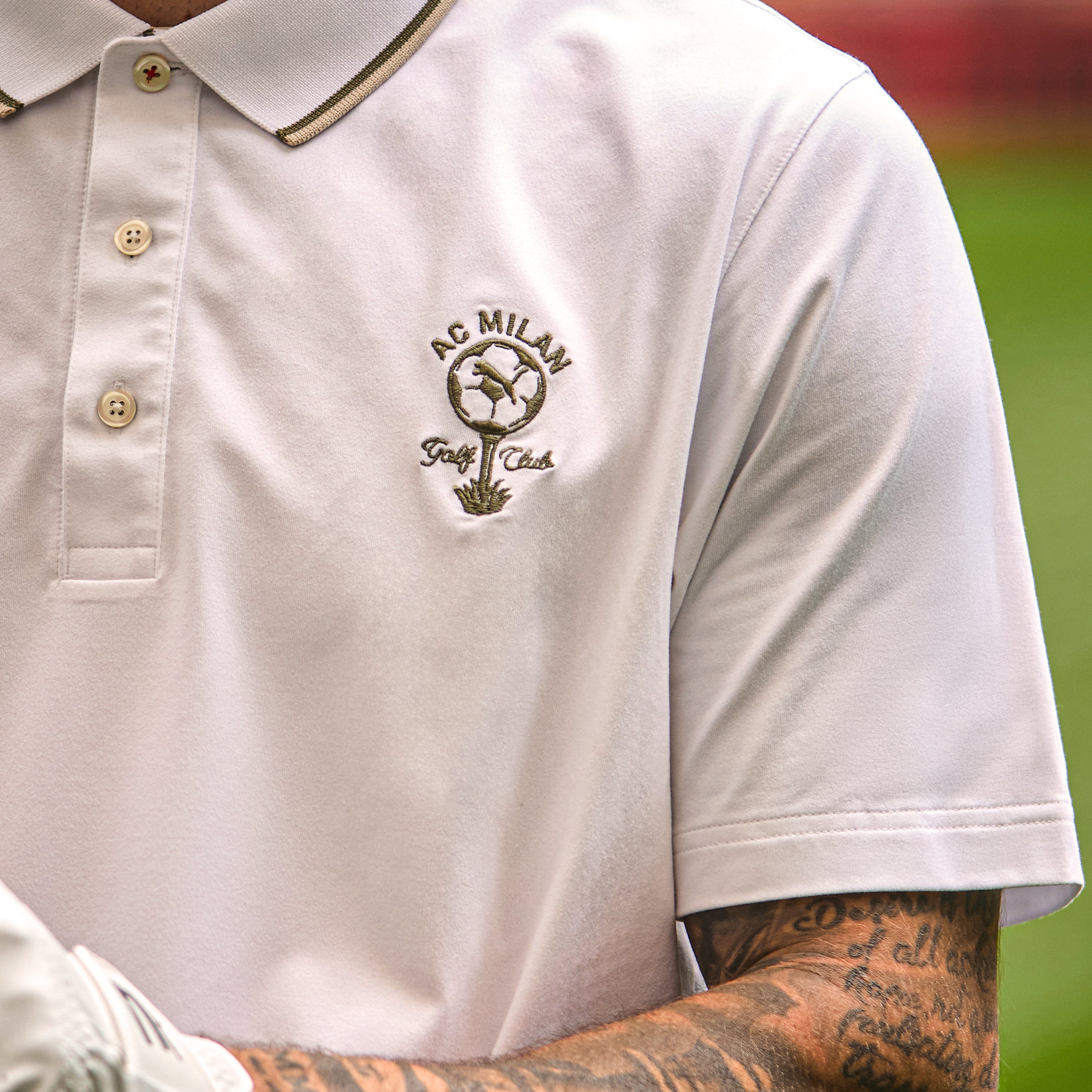 AC Milan Polo Milan Puma X ACM Golf Club polo bianca uomo traspirante