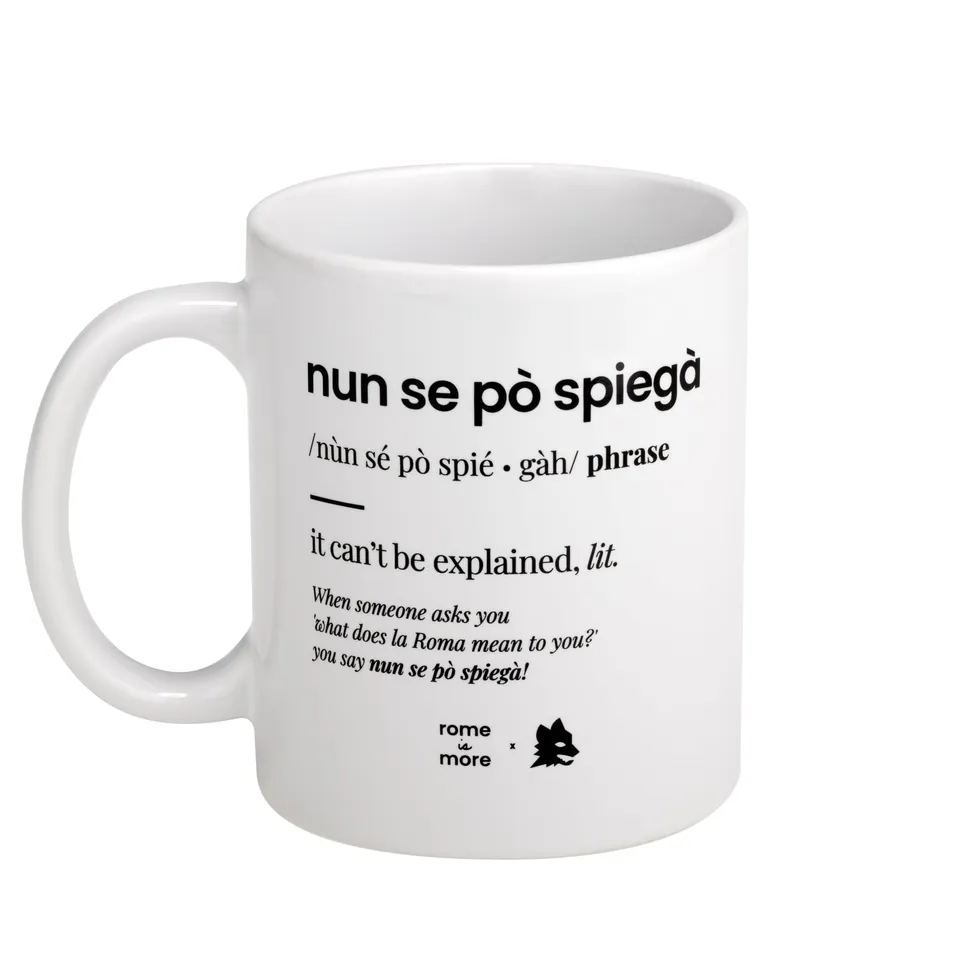 AS Roma Tazza Nun Se Po' Spiegà mug tifosi