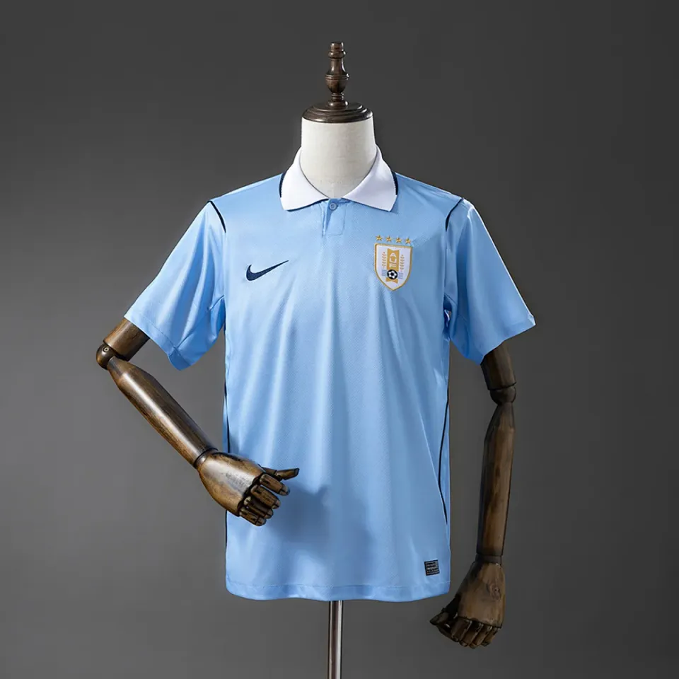 Uruguay 2026/27 prima maglia celeste colletto polo taglie forti