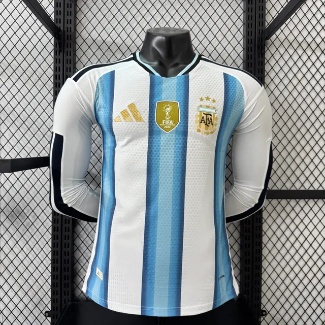 Argentina Player Version Home 2026/27 maglia manica lunga albiceleste