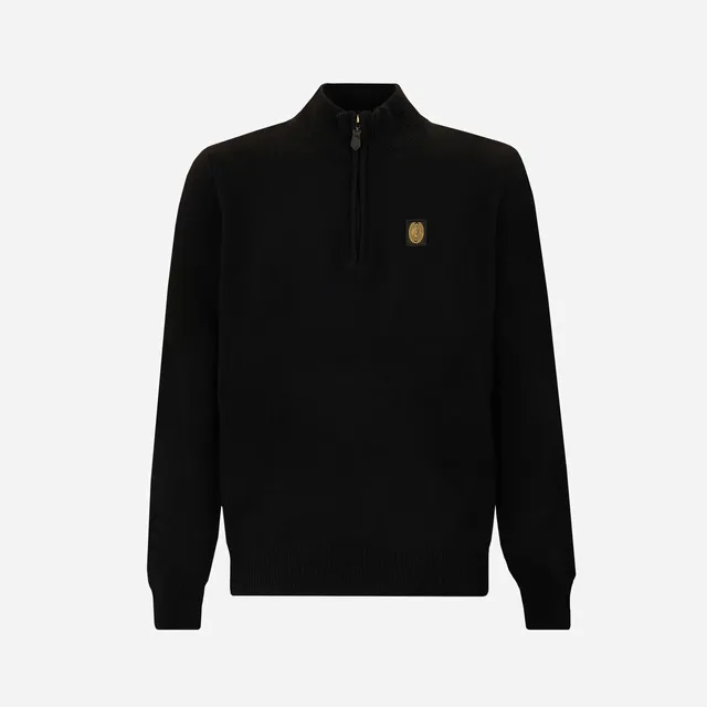 AC Milan Gold Essential pullover dolcevita lana zip