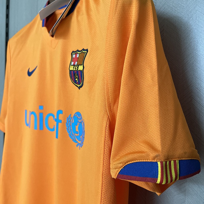 Tifoso Store Maglie da Calcio Barcellona 2006/07 maglia arancione retro