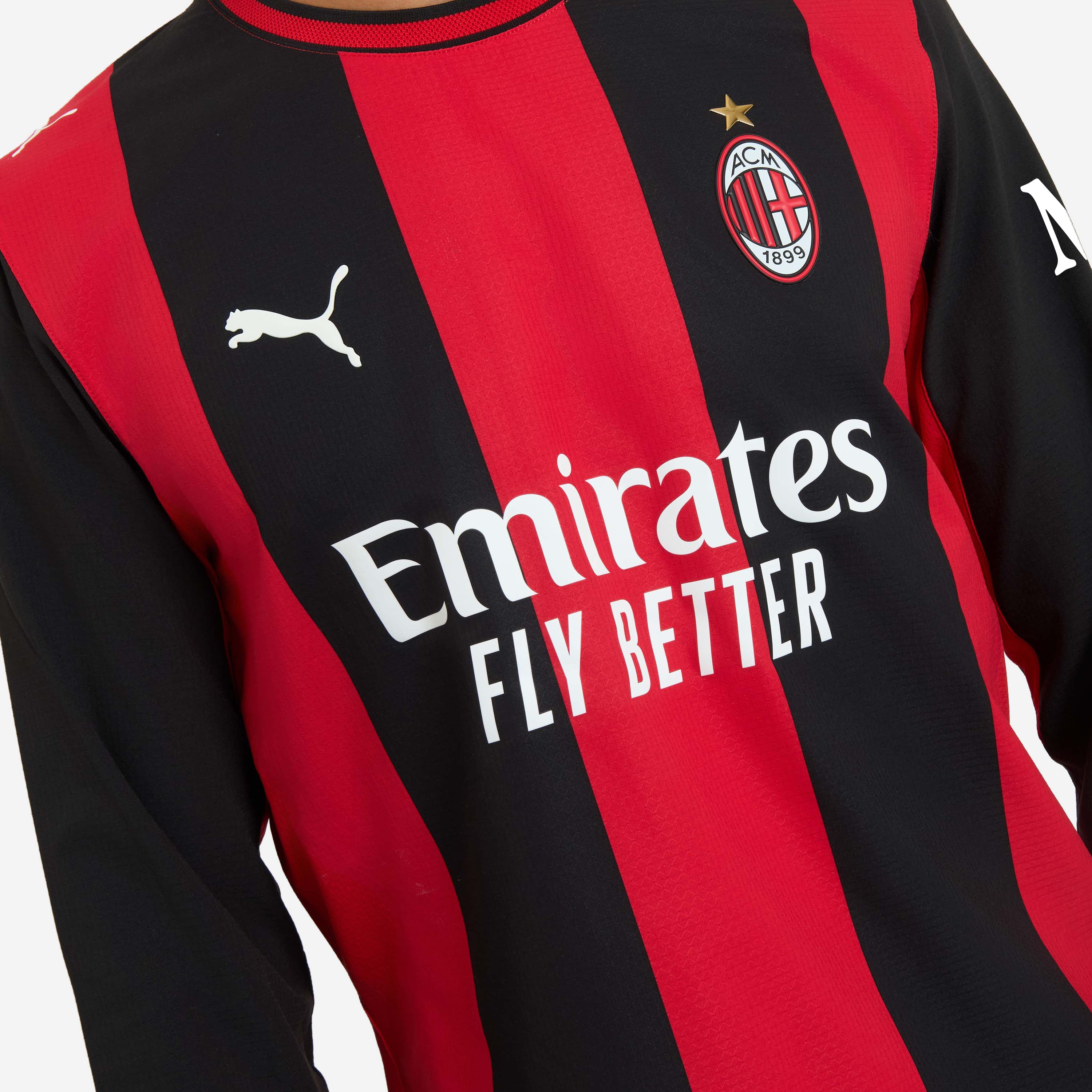 AC Milan 2026/27 Maglia Home Authentic Manica Lunga Uomo