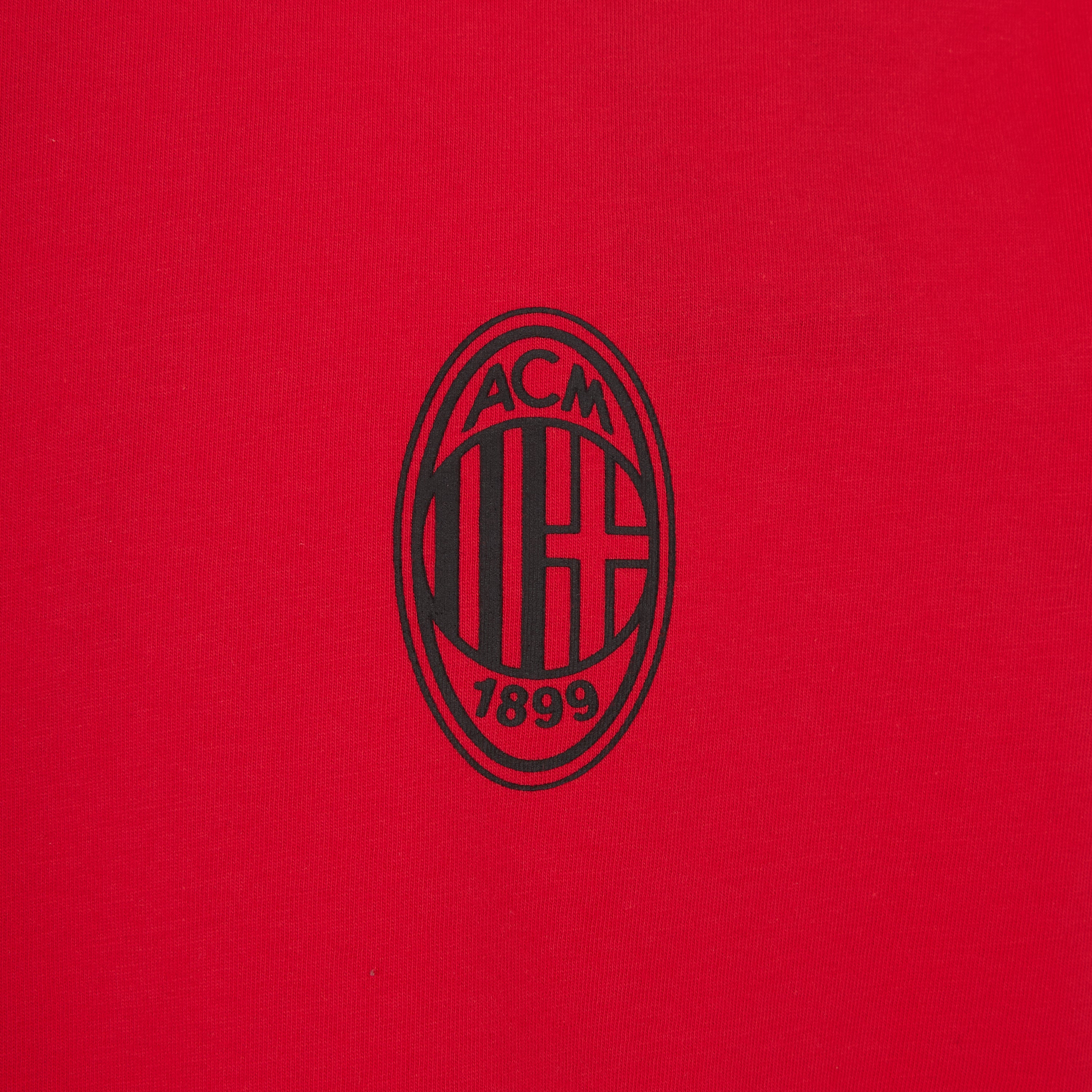 AC Milan Essential maglietta uomo M rossa cotone