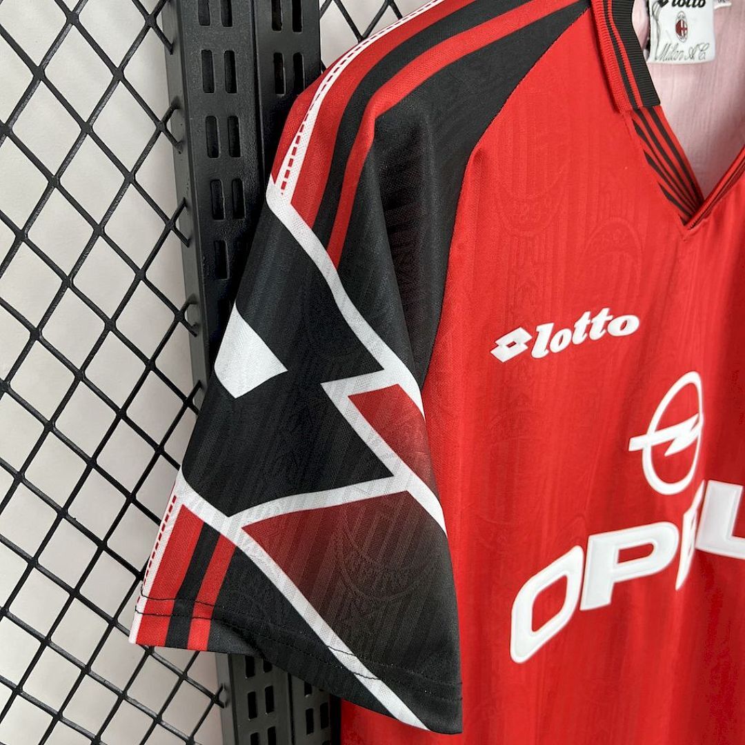 Tifoso Store Milan 1997/98 Maglia Rossa Fan Opel Lotto