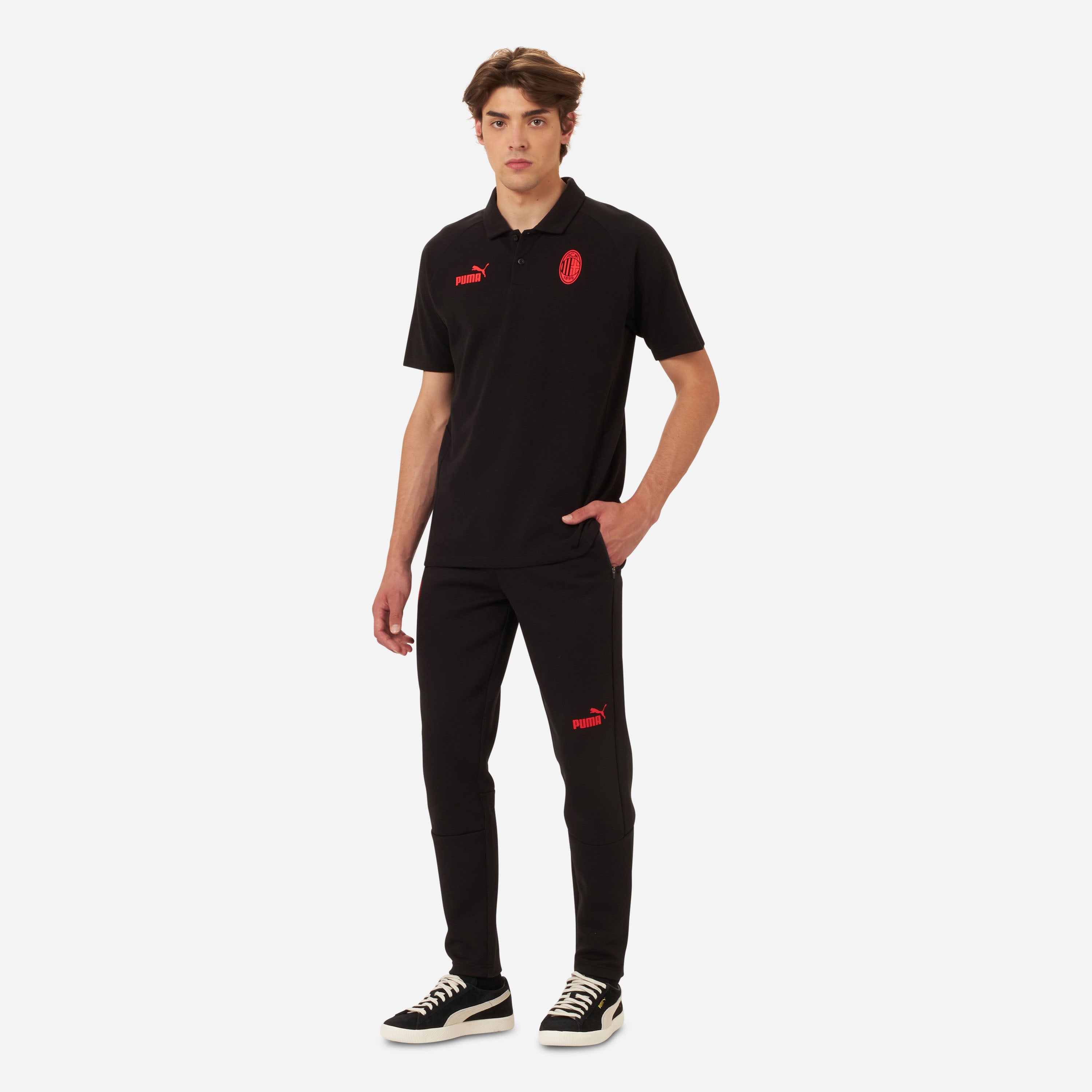 AC Milan Polo Milan Casuals 2022/23 polo uomo cotone