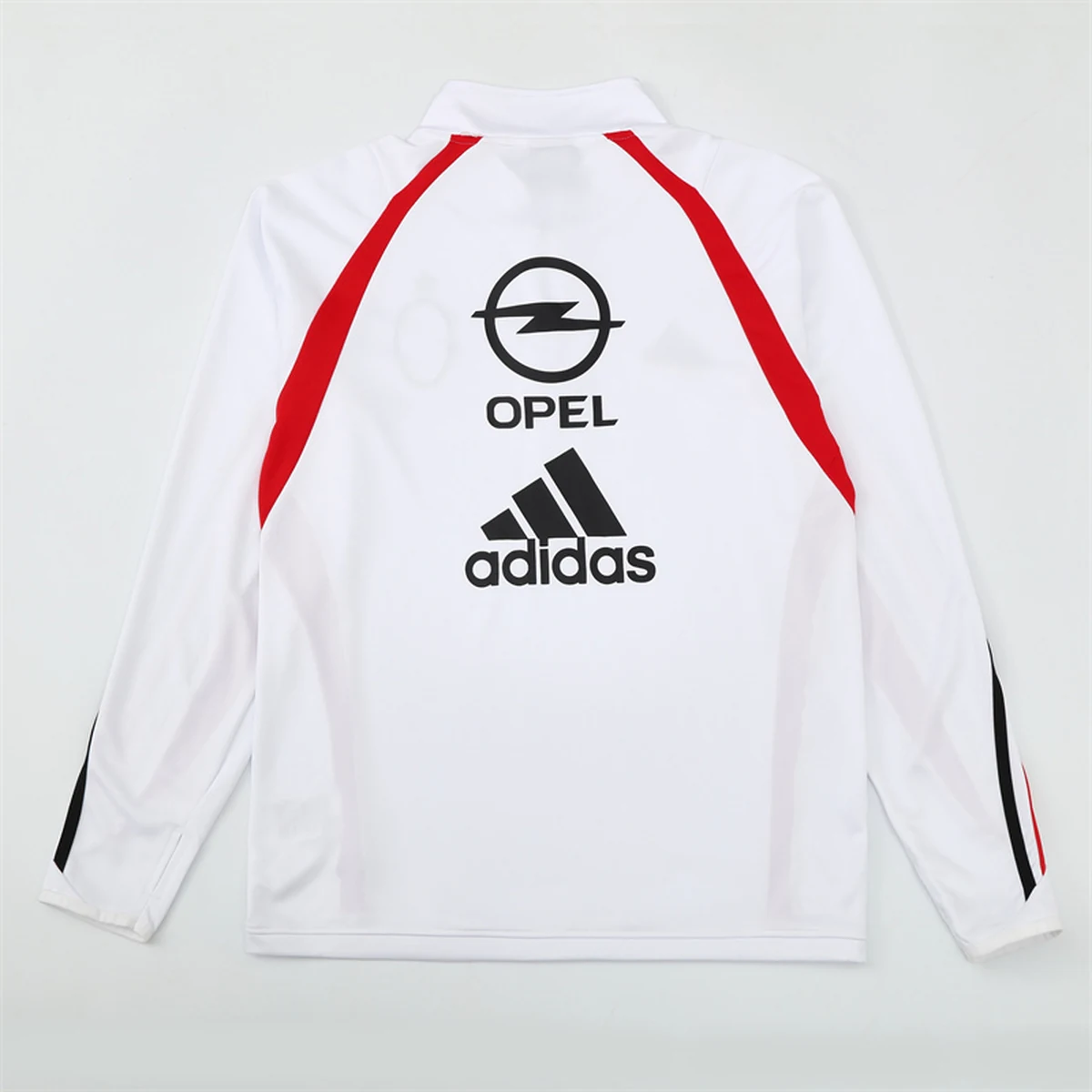 Tifoso Store Milan 2003/04 Felpa Bianca Mezza Zip Retro