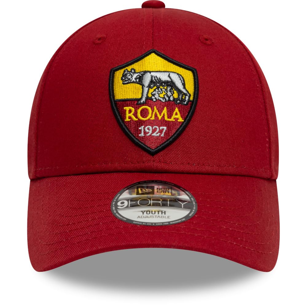 Roma Fanshop Cotton 9FORTY Kids cappello bambino rosso