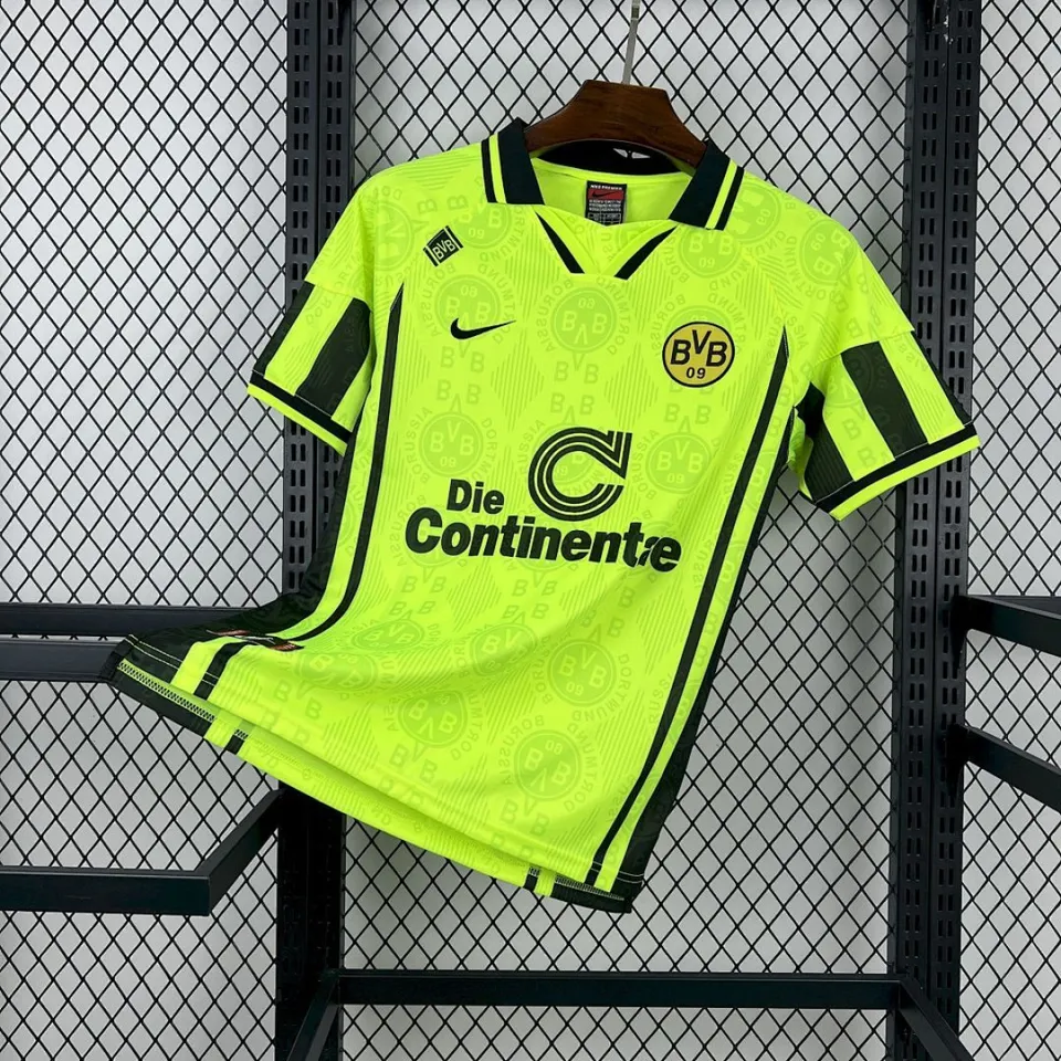 Borussia Dortmund 1996/97 maglia calcio retro giallonera S-XXL