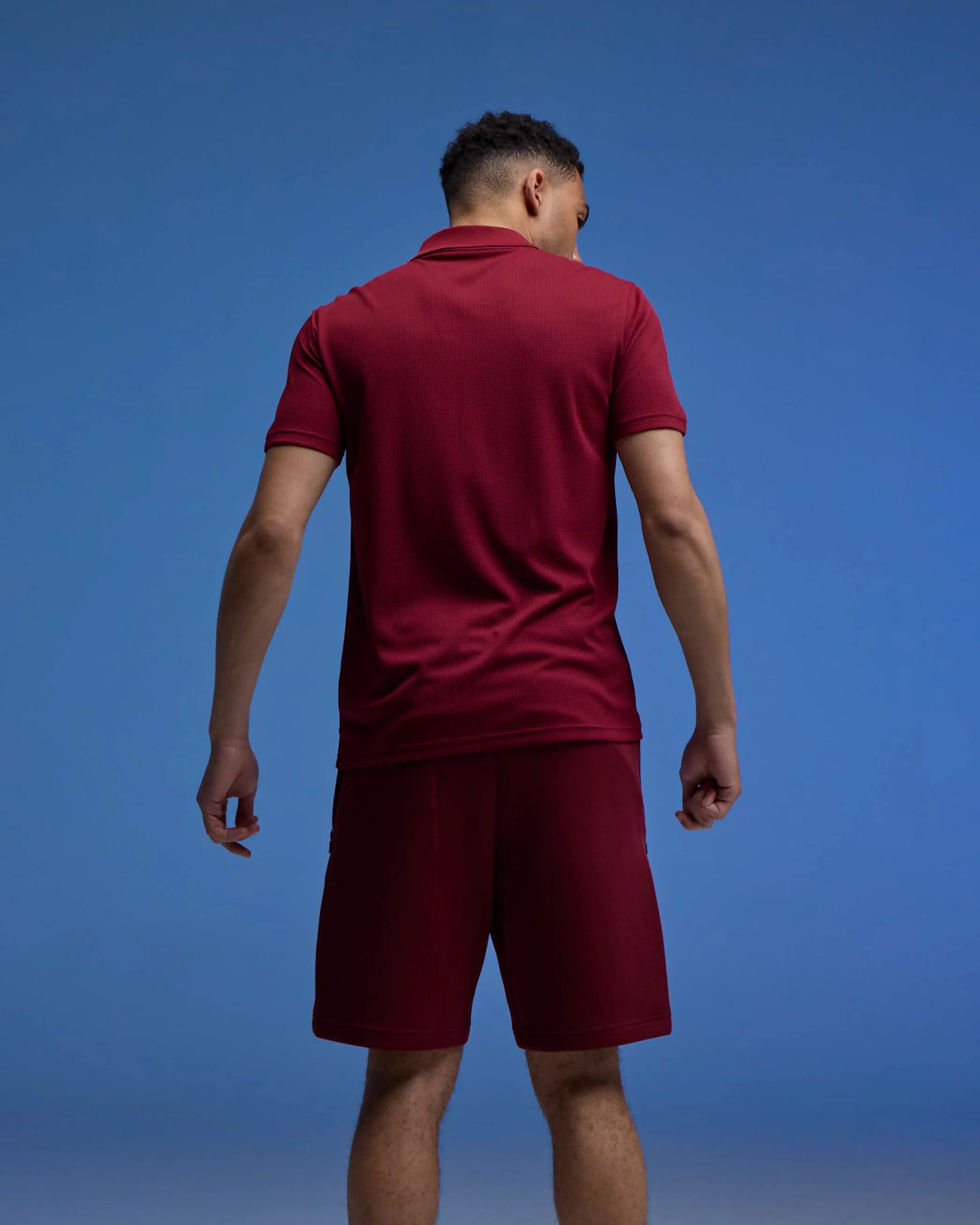 Wales Travel polo uomo bordeaux M