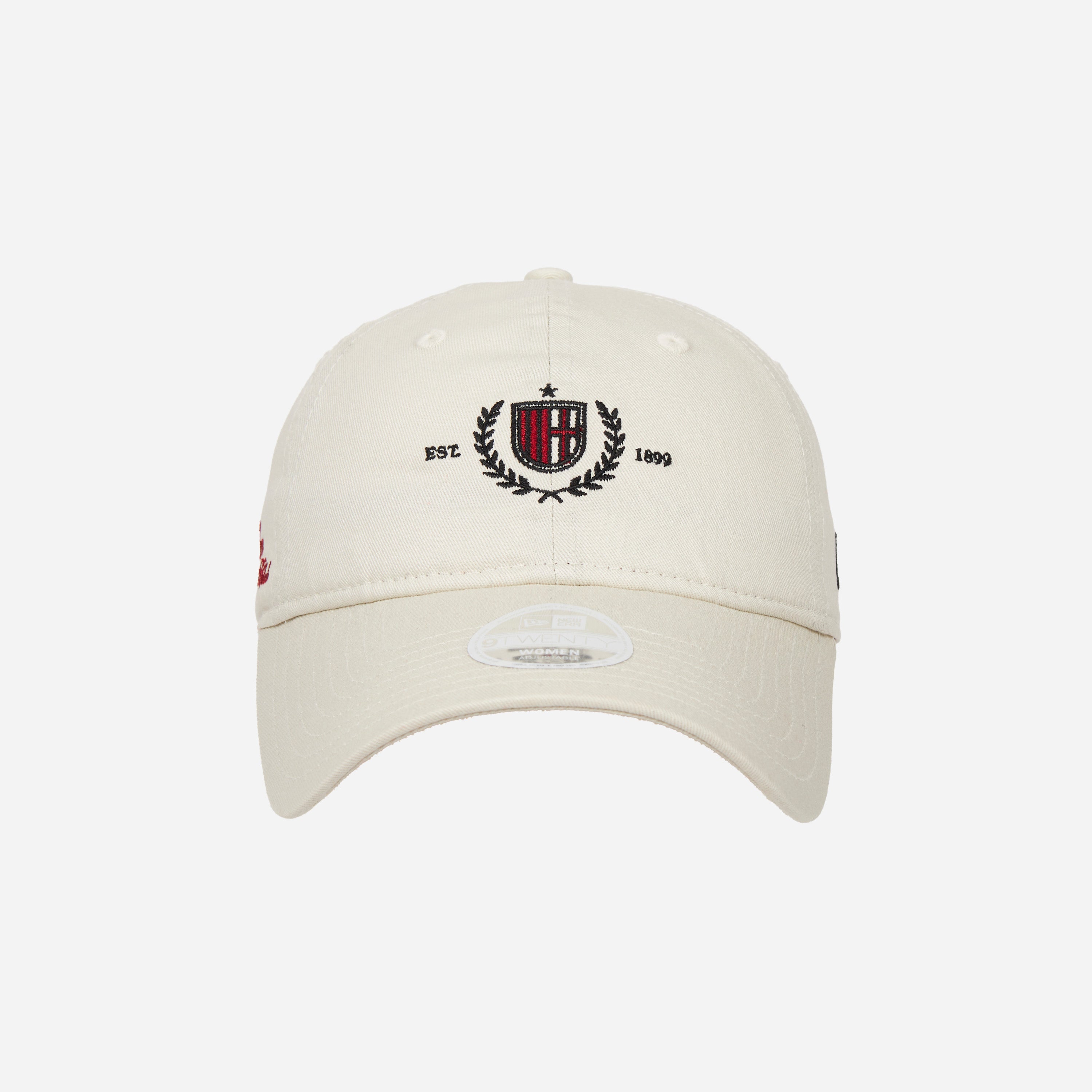 New Era 9Twenty X Milan cappello donna bianco ricamo logo