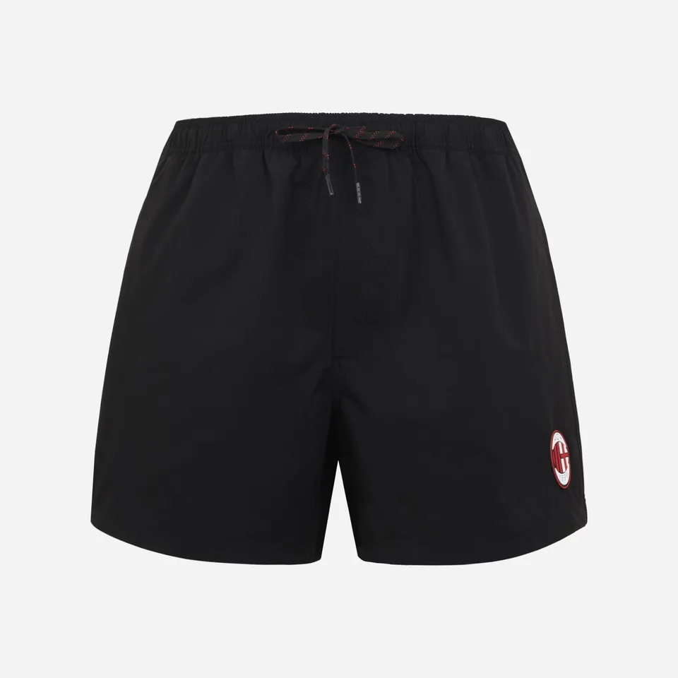 AC Milan Black Swim Shorts costume mare nero