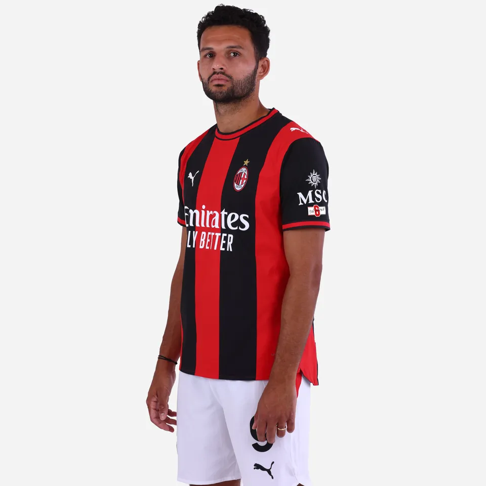 AC Milan Kit Gara Home Authentic 2026/27 Maglia Uomo M