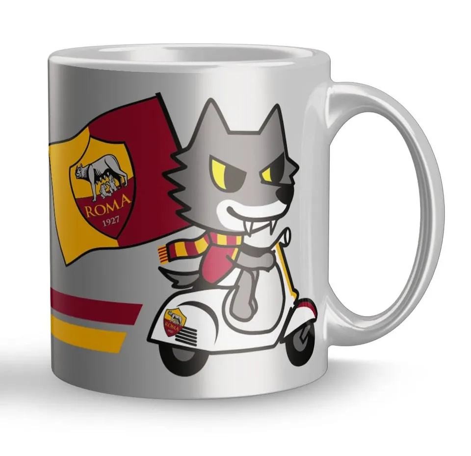 AS Roma Tazza Tokidoki ceramica mug ufficiale