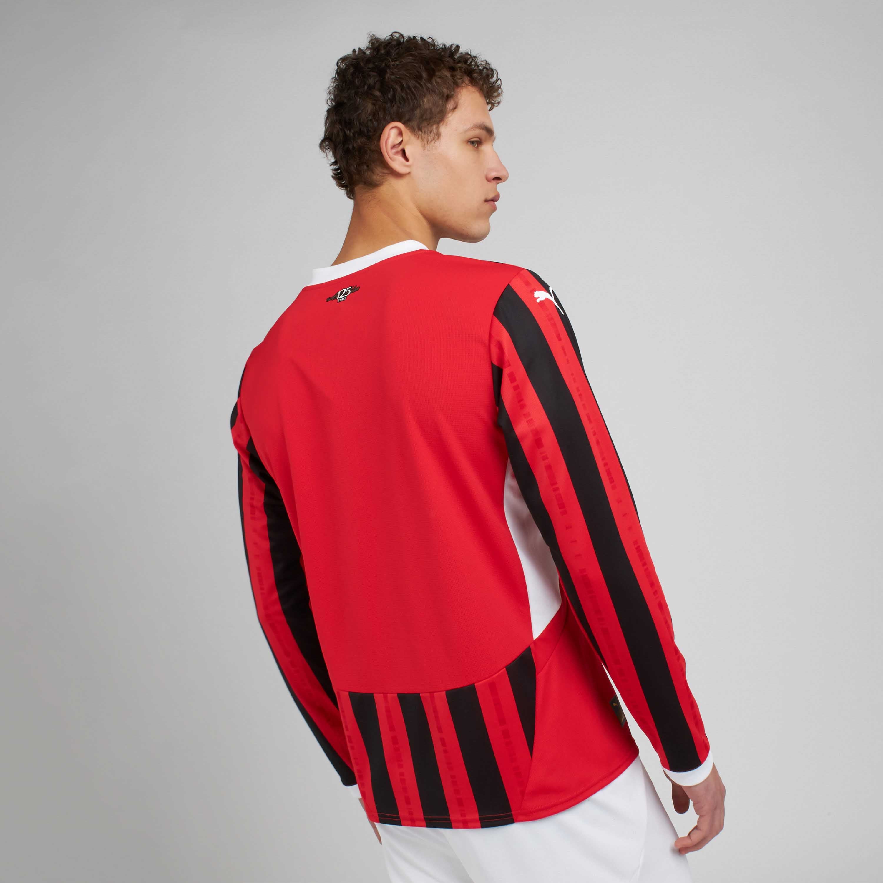 AC Milan 2024/25 Maglia Home Authentic Manica Lunga Uomo