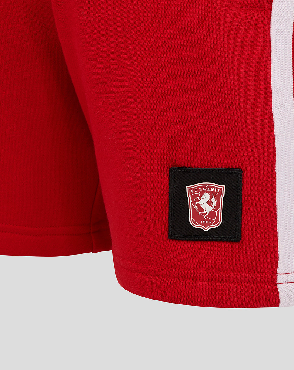 Twente Lifestyle Classic Short Junior Rosso Cotone Tifoso