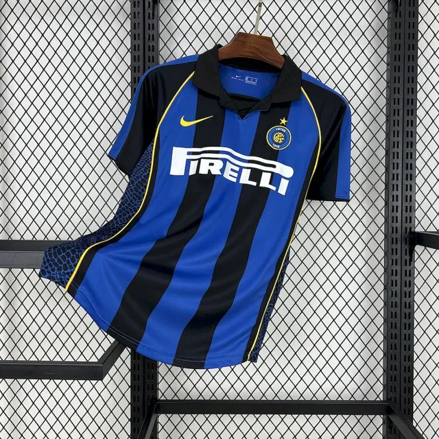 Inter 2001/02 maglia calcio retro nerazzurra S-XXL