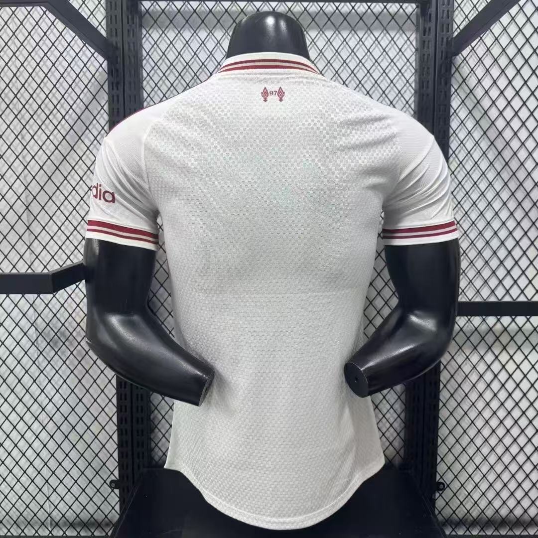 Liverpool 2026/27 seconda maglia gara player bianca S-XXL