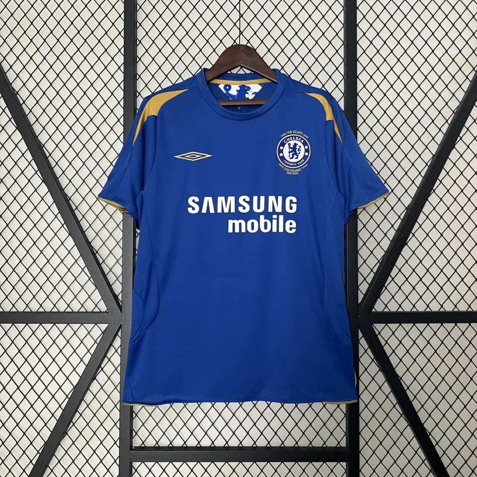 Tifoso Store Chelsea 2005/06 maglia retro blu royal oro