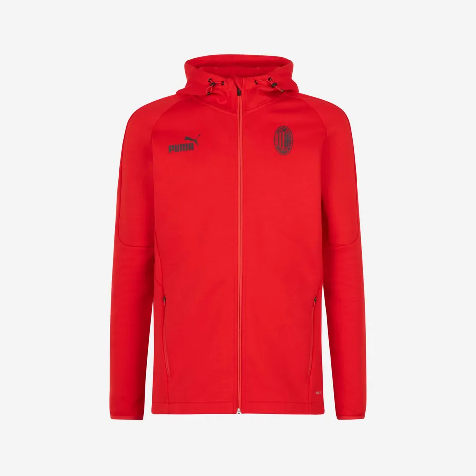 AC Milan Casuals 2022/23 Giacca Uomo con Cappuccio M