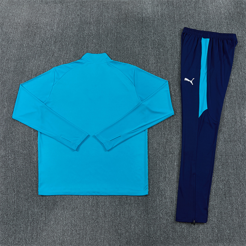 PSV Eindhoven Training 2026/27 tuta azzurra mezza zip