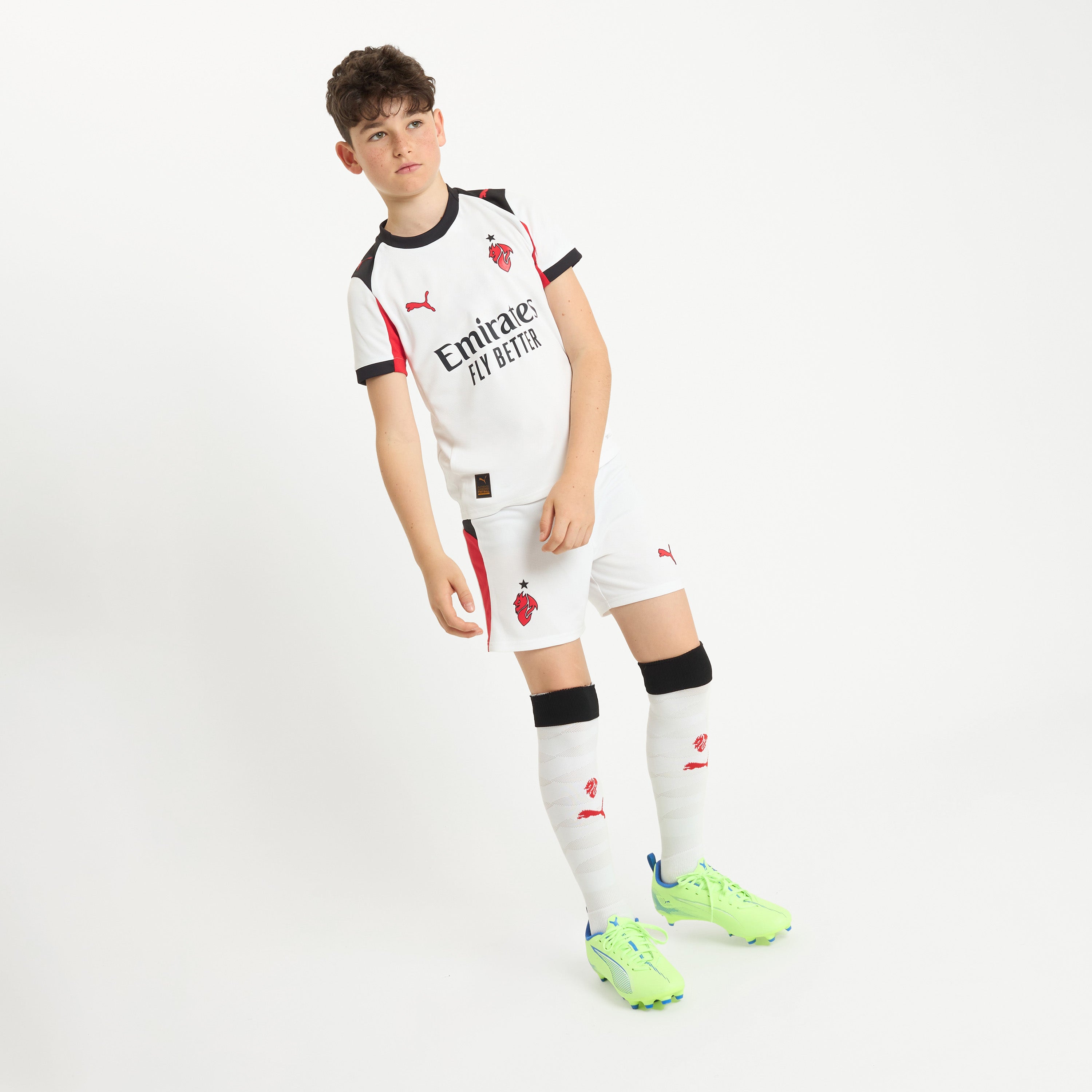 AC Milan Kit Gara Away 2025/26 maglia bambino 10 anni