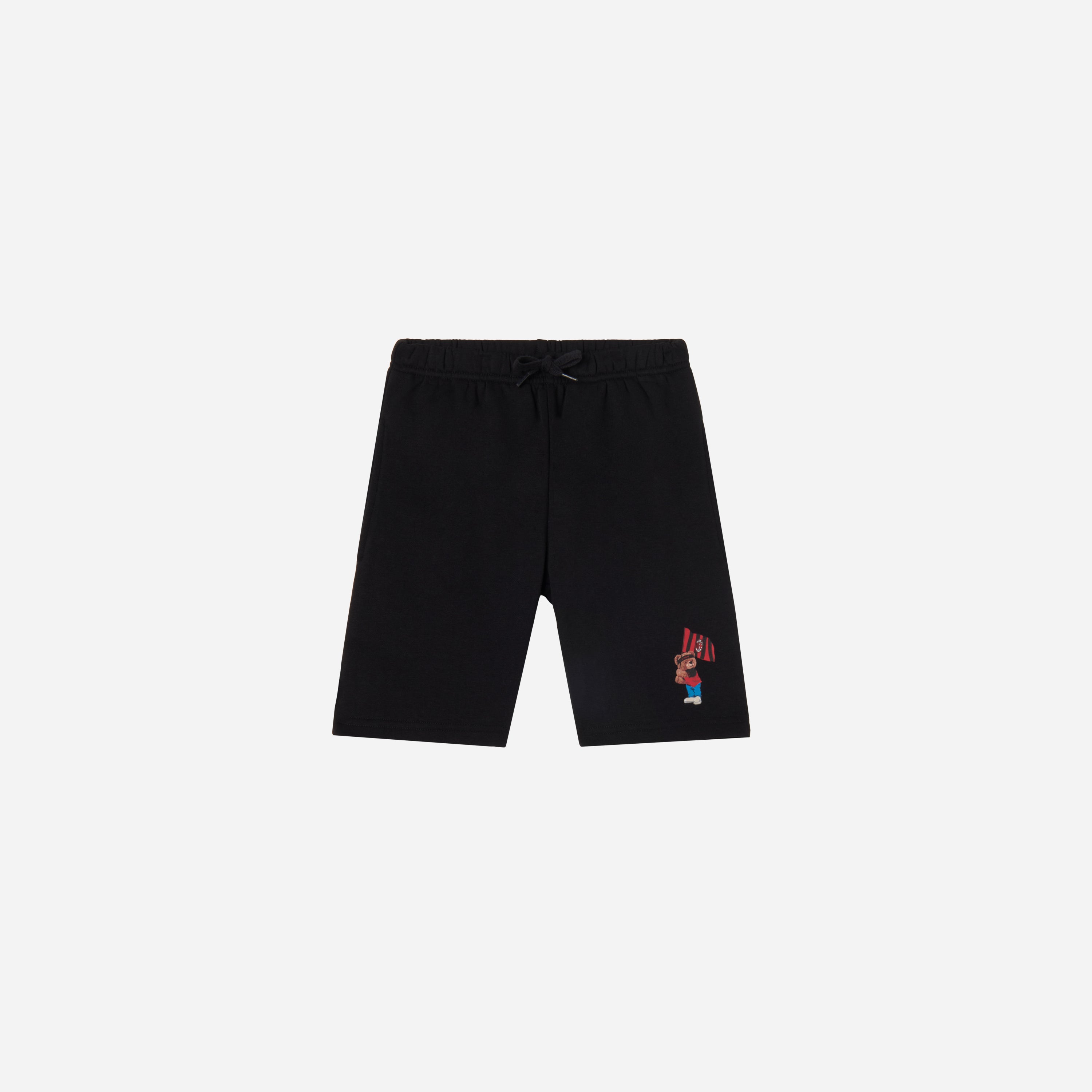 AC Milan Teddy Collection shorts bambino neri con grafica