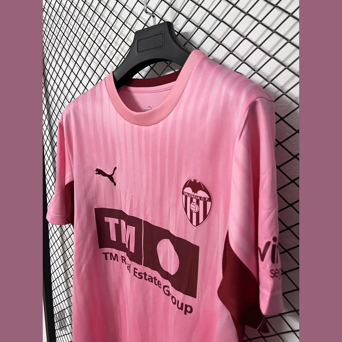 Valencia Terza Maglia 2026/27 maglia calcio rosa S-4XL