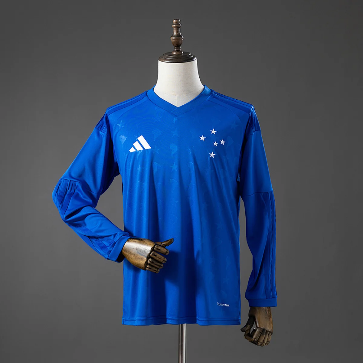 Cruzeiro 2026/27 prima maglia manica lunga blu reale