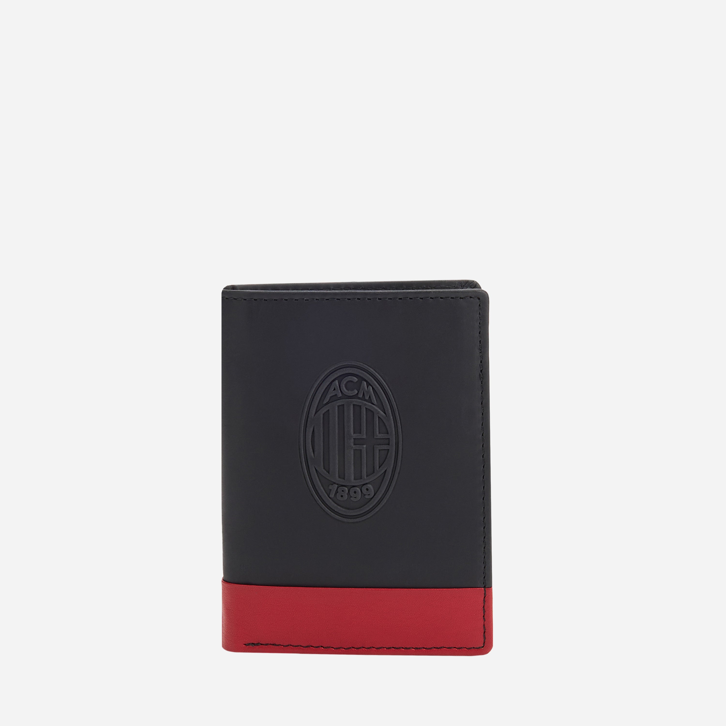 AC Milan portafoglio pelle nero logo taglia unica regalo
