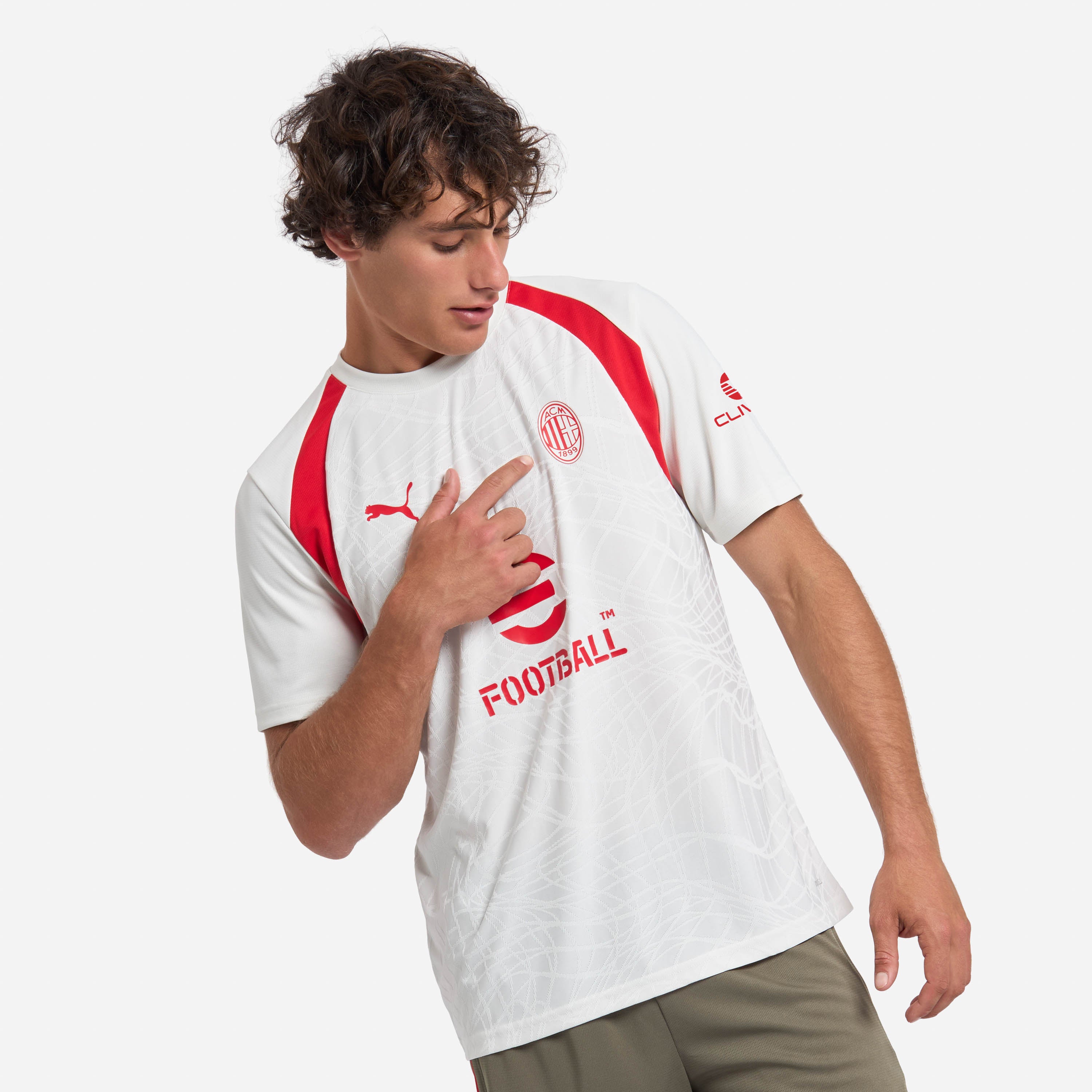 AC Milan Allenamento Training 2026/27 Maglia Bianca M